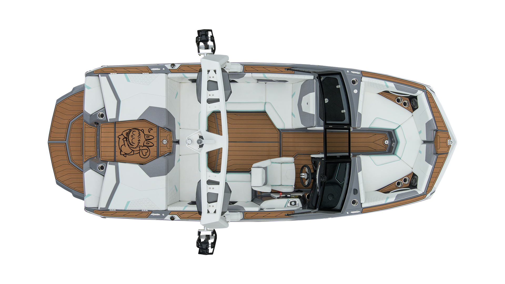 Labubu pattern custom EVA flooring factory producing unique boat mats