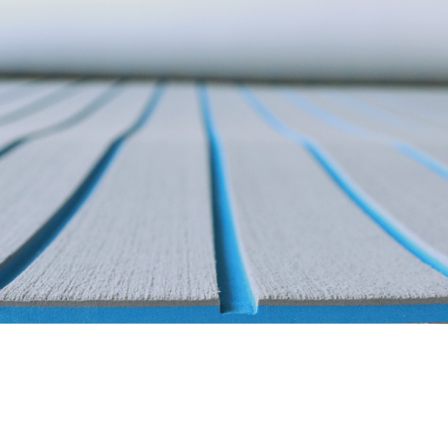 2400x1200mm EVA boat flooring sheet with 3M adhesive backing