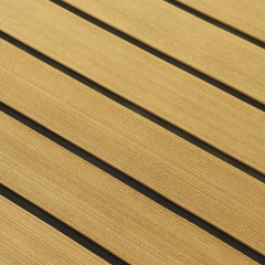 EVA teak boat flooring sheet – waterproof, anti-skid surface with UV 3000h performance, 240x120cm size