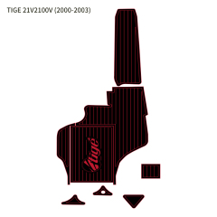 Non-slip marine flooring custom designed for Tige 21v2100v (2000–2003)