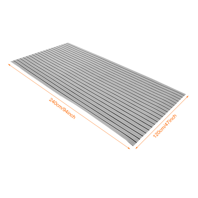 CNC marine foam sheet ready for personalized boat deck patterns