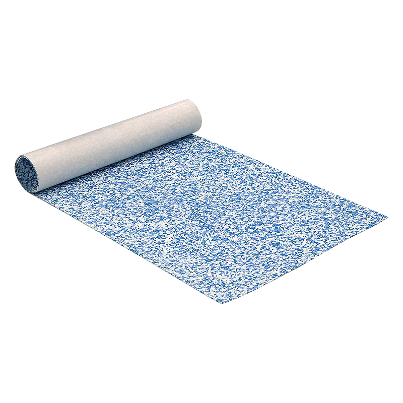 UV-resistant embossed foam sheet for marine deck applications
