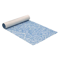 UV-resistant embossed foam sheet for marine deck applications