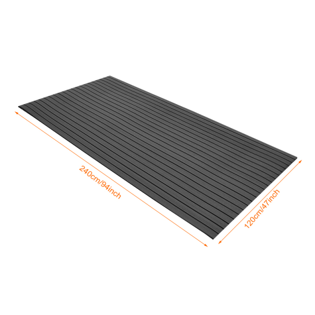 Custom size marine foam sheets ideal for boat flooring and deck applications.