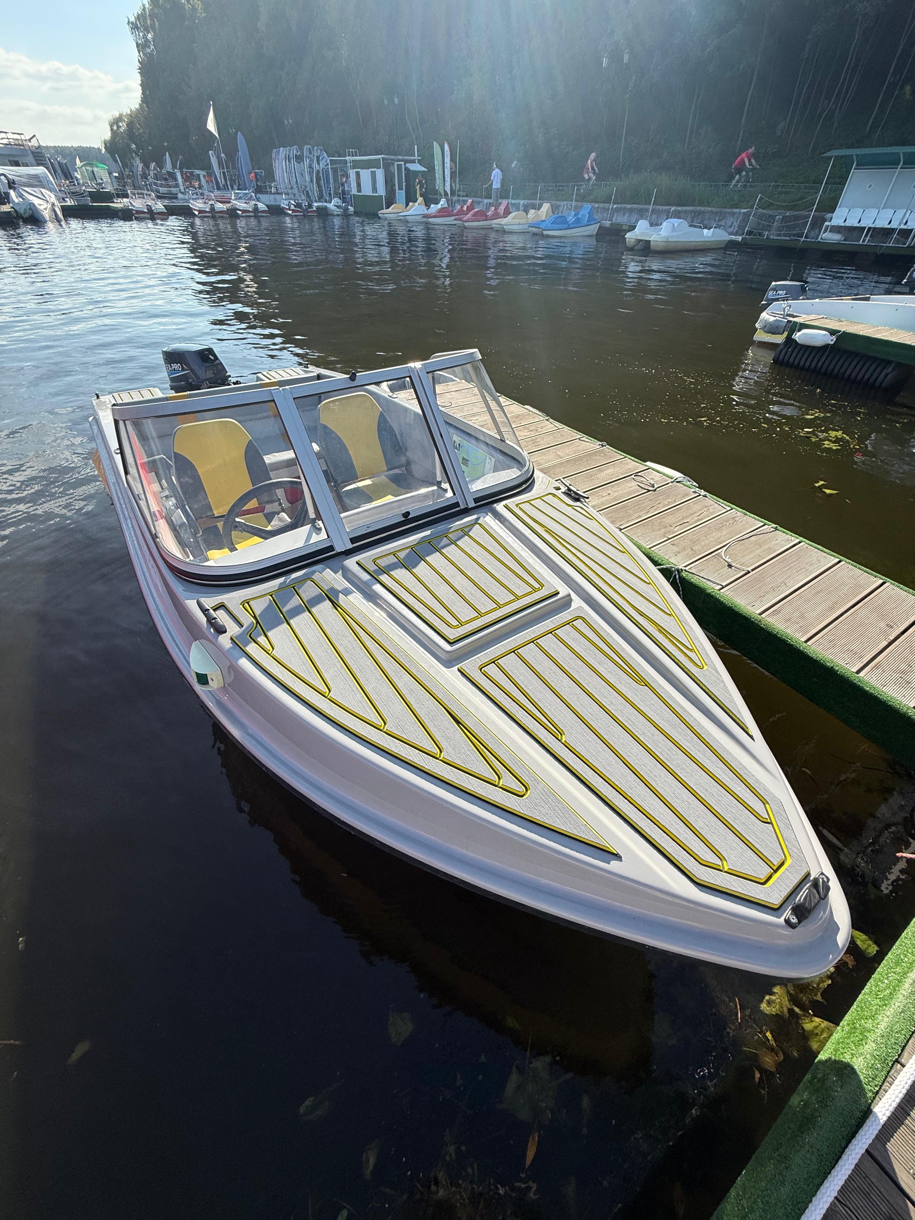 CNC custom boat deck EVA foam flooring from Melors Marine Deck Factory