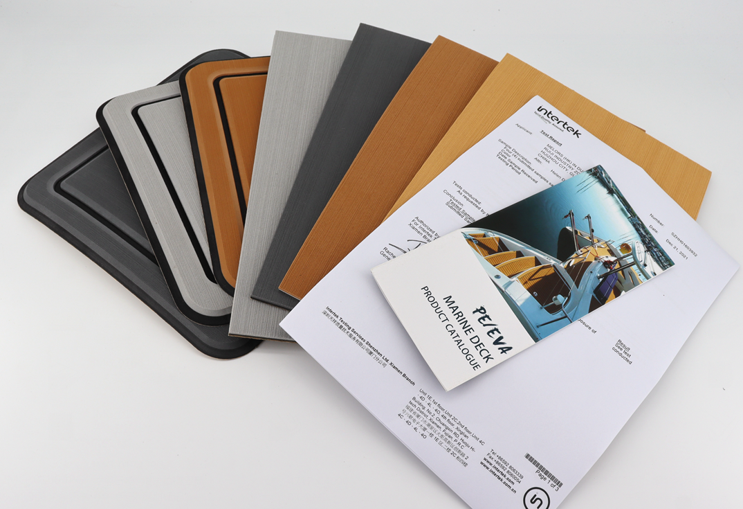 Request free EVA PE boat flooring samples for CNC cutting tests