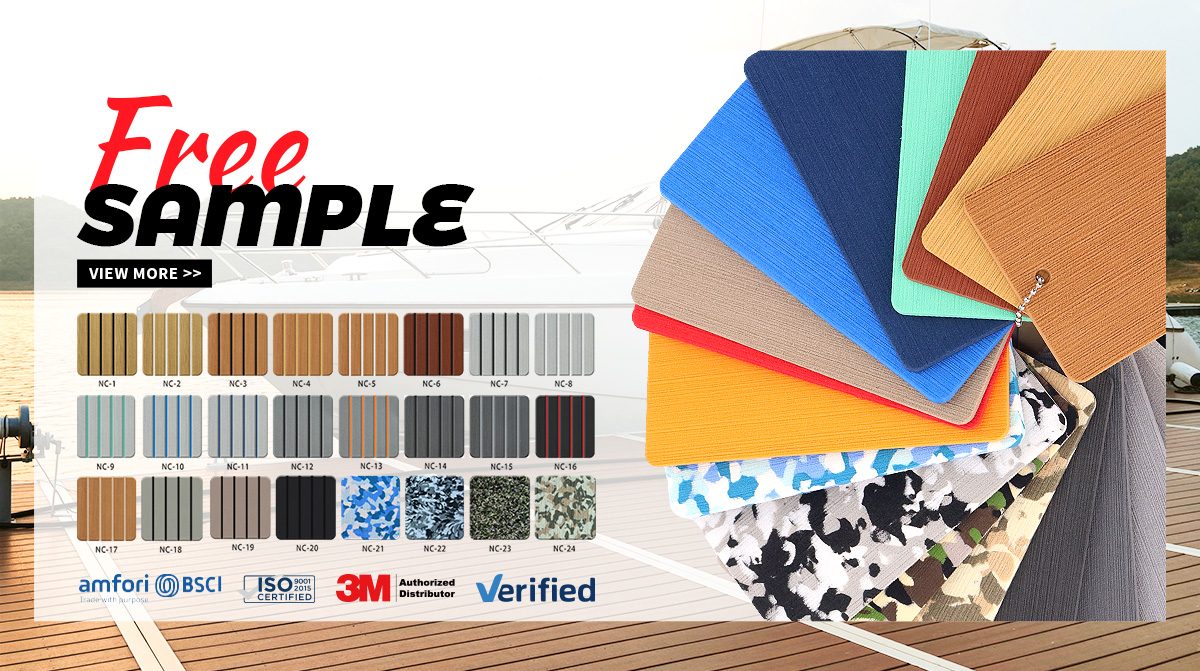 Melors marine deck EVA foam sheet boat flooring custom sample