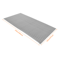 Grey and Black Boat Deck Sheets High-Density EVA Foam Waterproof Flooring