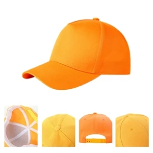 6 Panel Washable Superior Cotton Baseball Cap