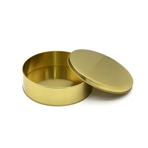 Custom Metal Round Tins Aluminum Tin Cans Containers with Lid Empty Box Jar for Candies,Bead, Candle and Jewelry