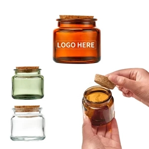 3oz Small Glass Candle Jars with Lid Empty Candle Making Holder Storage Container for Scented Candle,Aromatherapy