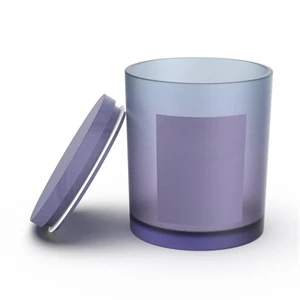 Frosted Glass Candle Jars with Lid Aromatherapy Container Empty 8oz Candle Making Jars Storage Jars for Spice,Candy,Powder
