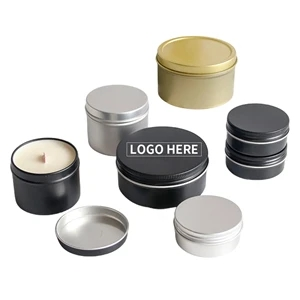 3oz Candle Tins Candle Making Tins Jars Candle Containers Jars for Aromatherapy Black,Silver,Gold
