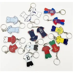 Customized Keychains Basketball Player Key Chain Metal Keychain Sportswear Keyring School Carnival Reward Gifts