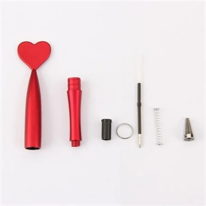 Lovely Heart Shaped Ballpoint Pen Customized Pens for School Office Awards Gifts
