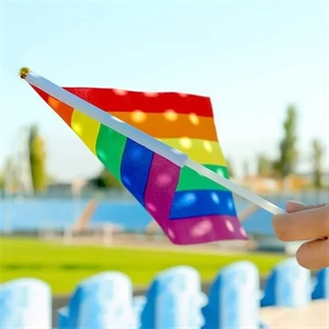Custom logo Mini Handheld Flag