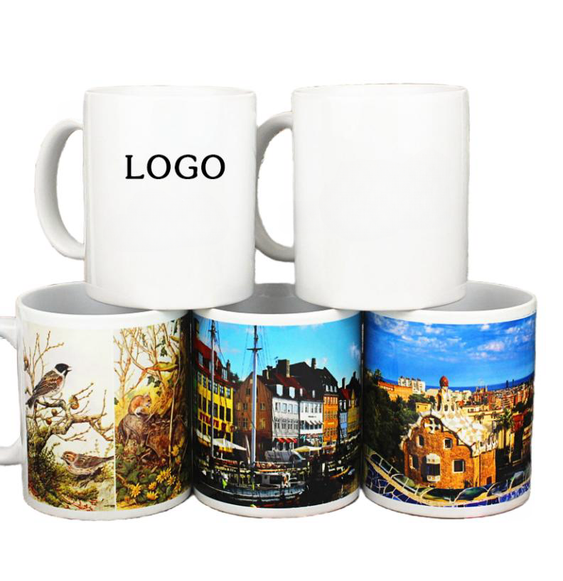 11oz White Ceramic Mug Full Color