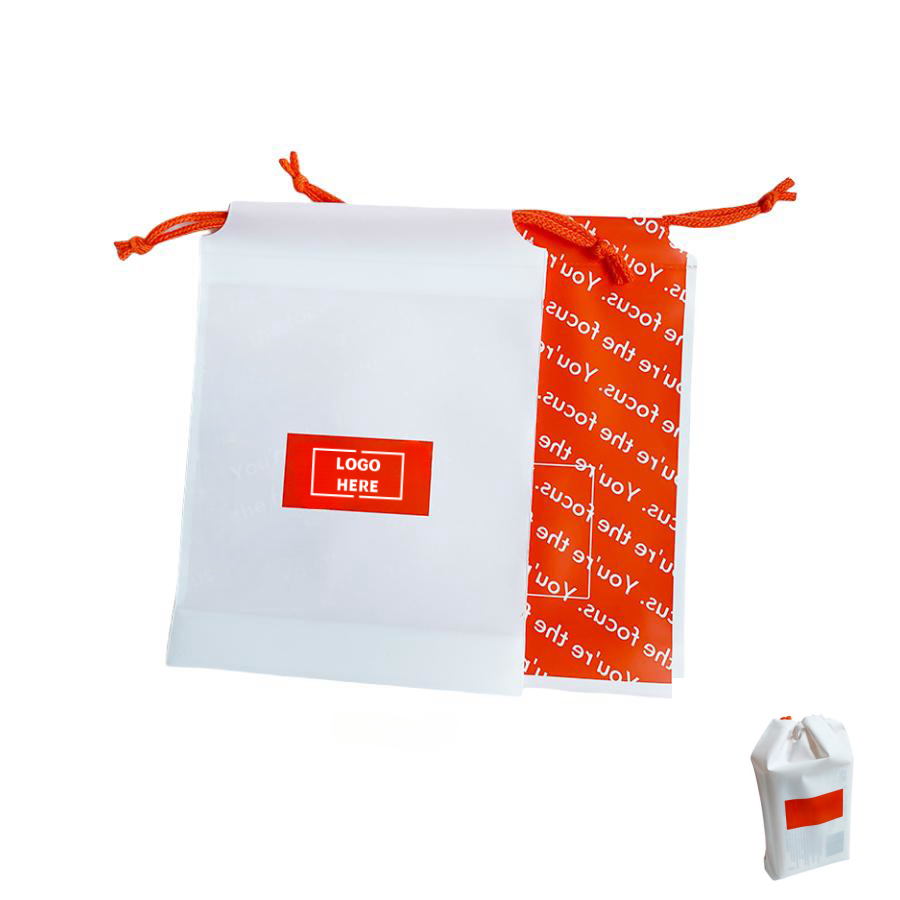 100% Compostable Drawstring Plastic Bag