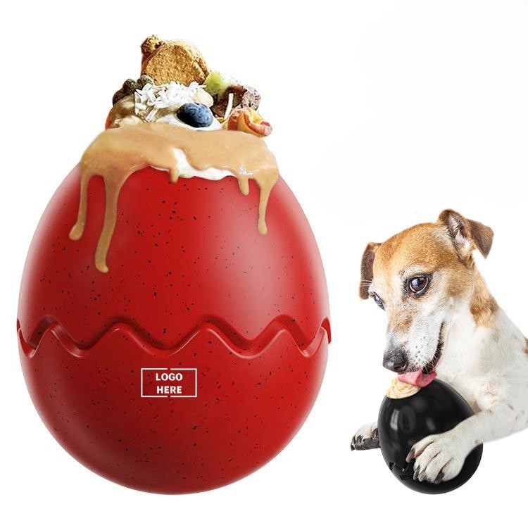 Slow Feeder Dog Chew Toy Egg Pattern