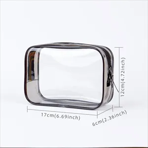 Clear Waterproof Toiletry Makeup Bag