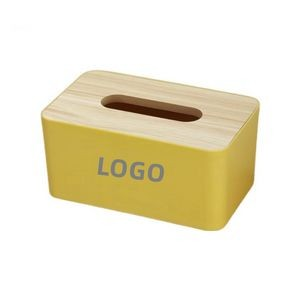 Tissue Box w/ Wooden Lid