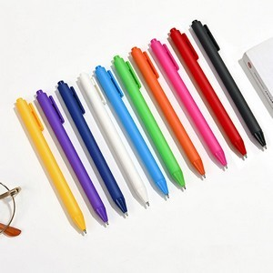 Solid - Color Retractable Ballpoint Pen