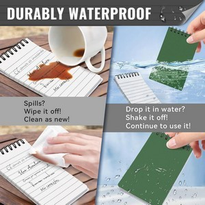 50 Sheets All-Weather Waterproof Notepad