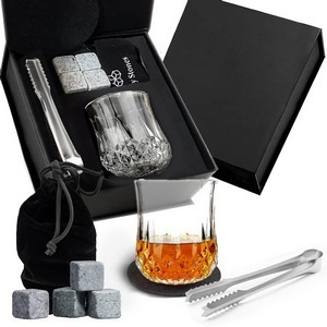 Whiskey Glasses Set w/ Gift Box
