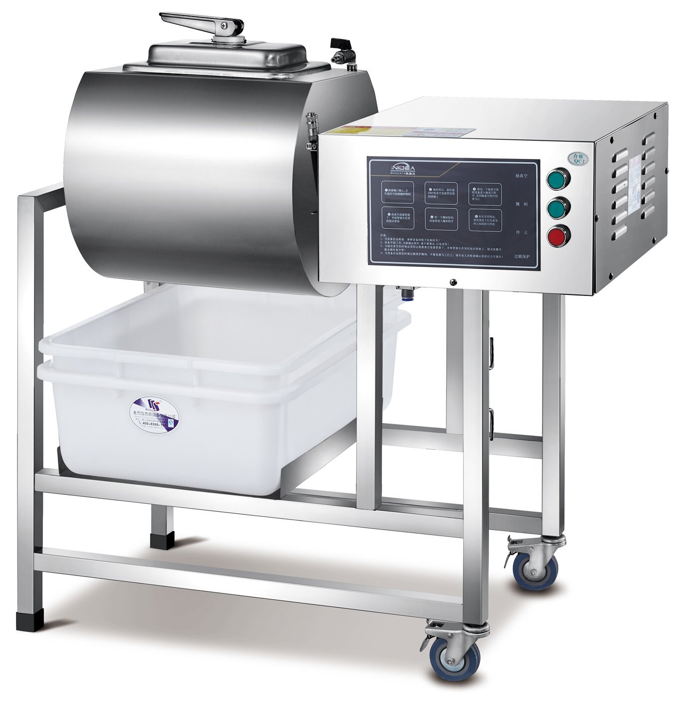 Mechanical version of vacuum pickling machine