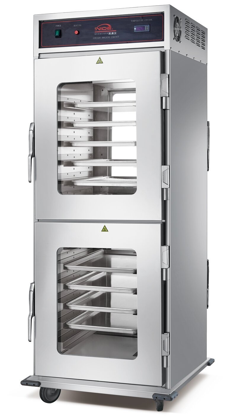 Upright warming cabinet