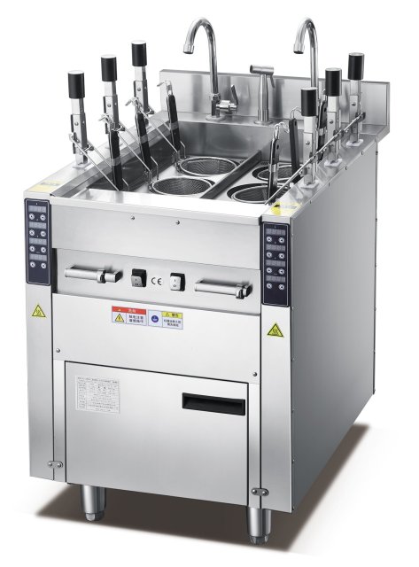 Frequency conversion automatic lifting noodle cooker