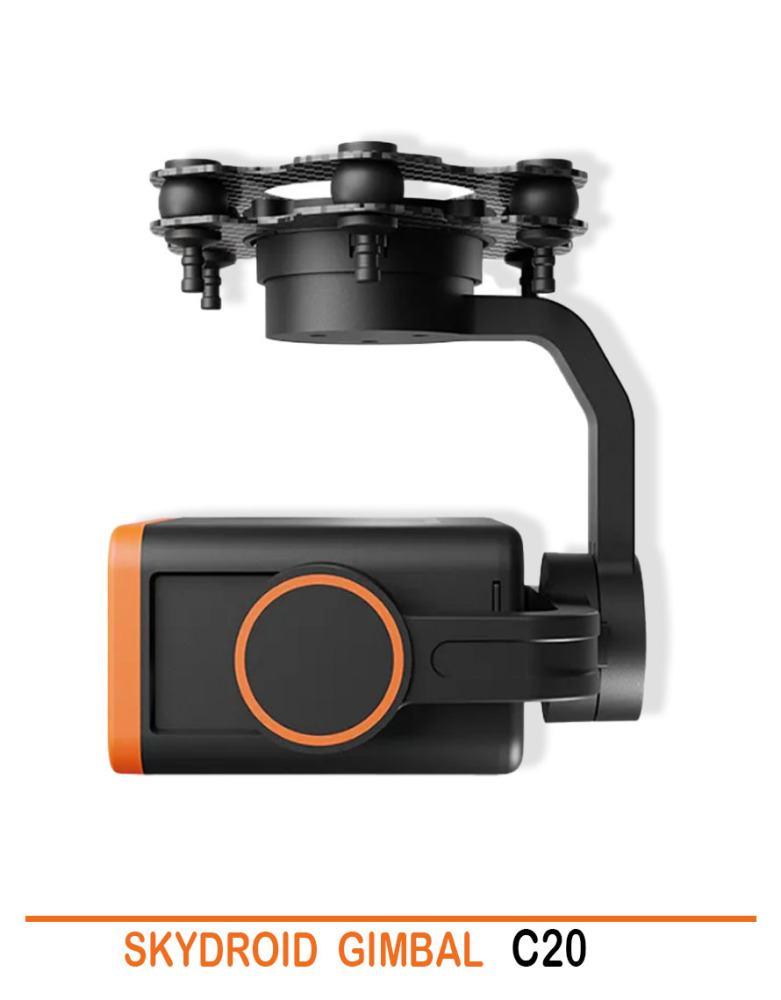 SKYDROID GIMBAL C20 is a high-performance dual light three-axis zoom gimbal
