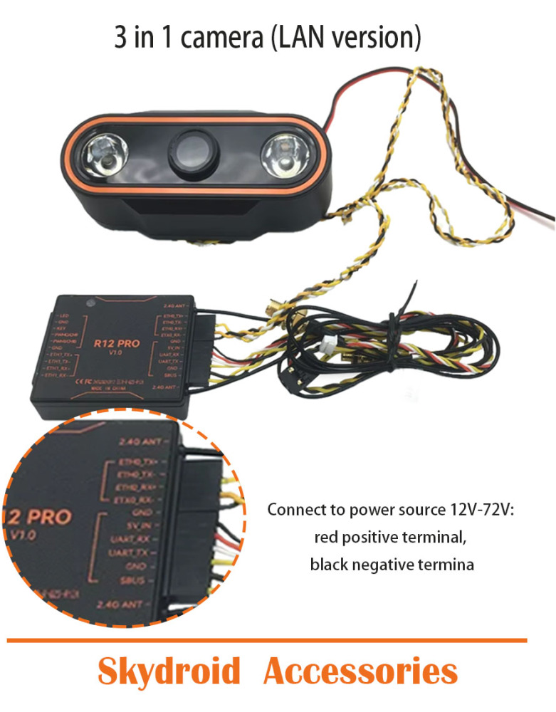 Skydroid Accessories 3 in 1 camera (LAN version)