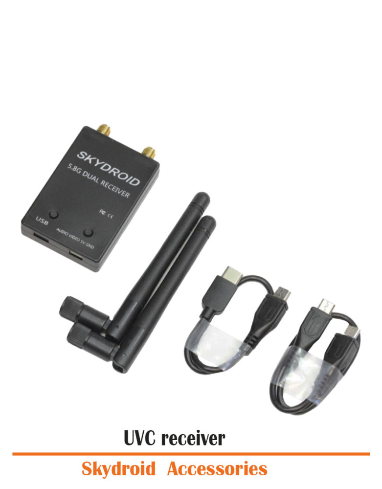 Skydroid Accessories 5.8G Dual Receiver with Dual Antennas