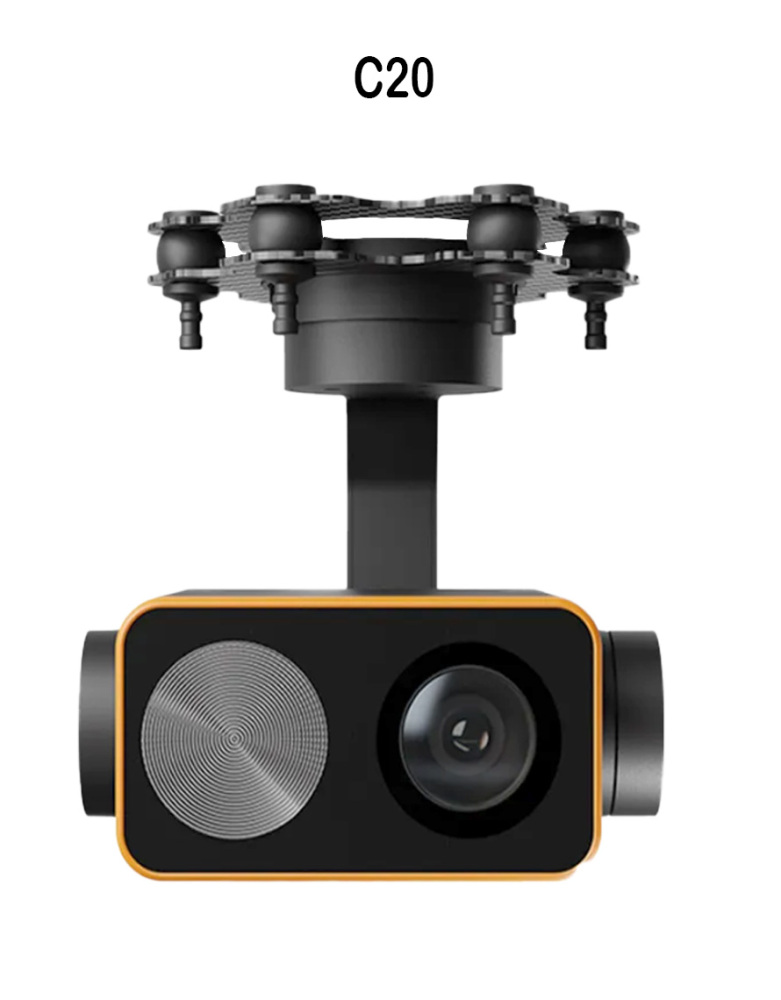 SKYDROID GIMBAL C20 is a high-performance dual light three-axis zoom gimbal