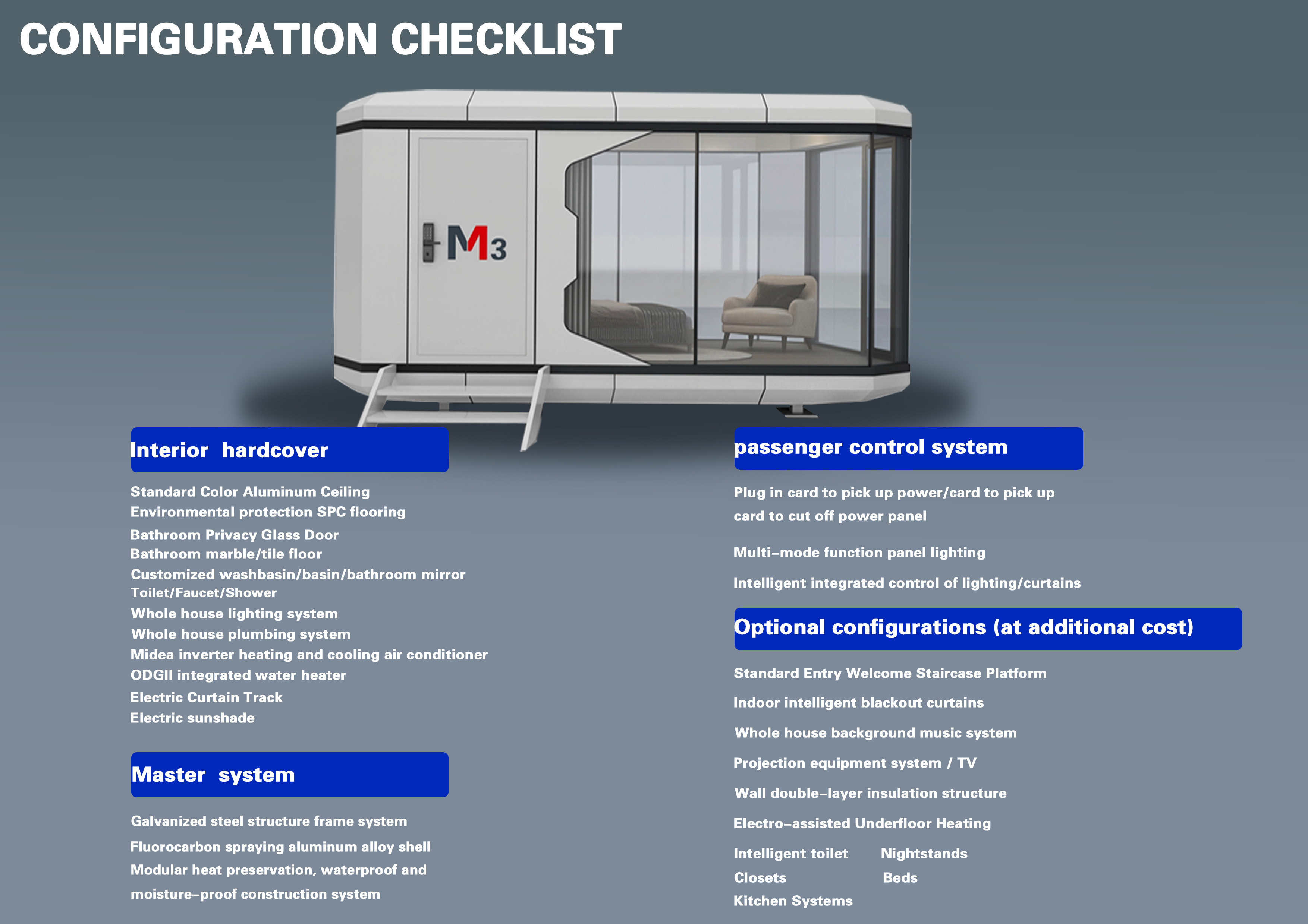 Modular and assembleable space capsule series