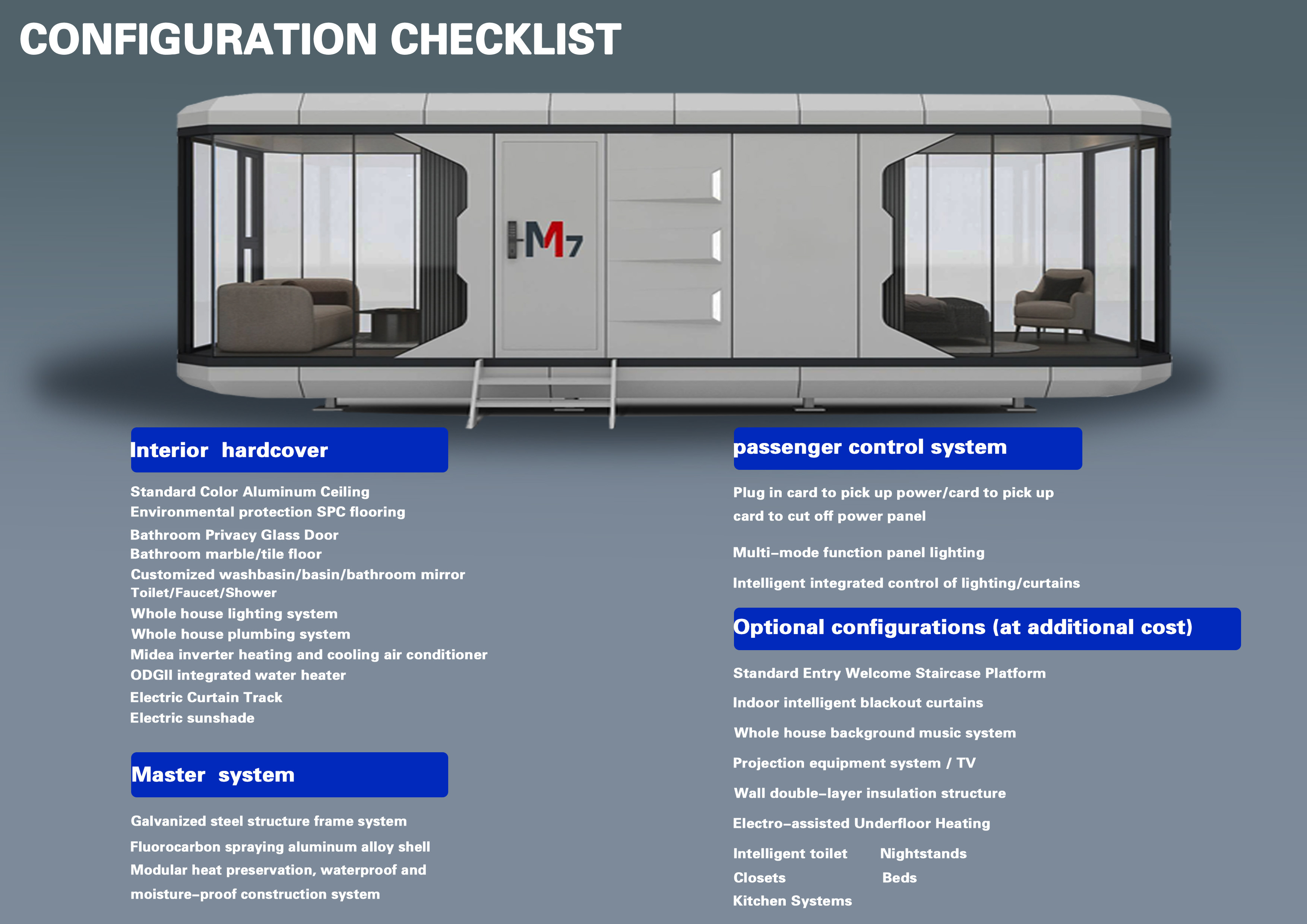 Modular and assembleable space capsule series