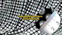 SS50 Rhinestone Velvet Fabric Manufacturer
