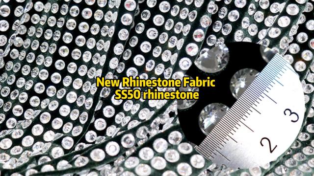 SS50 Rhinestone Velvet Fabric Manufacturer