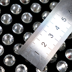 SS50 Rhinestone Velvet Fabric Manufacturer
