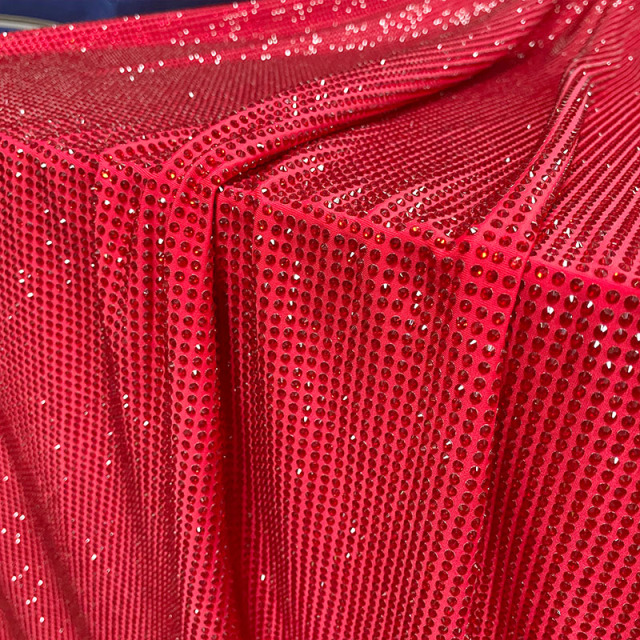 SS10 Red Crystal Fabric Exporter