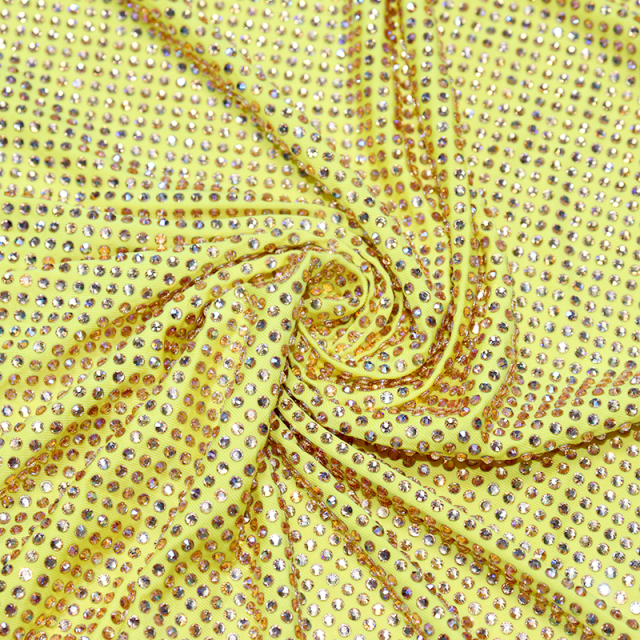 SS10 Champagne AB Crystal Fabric Exporter