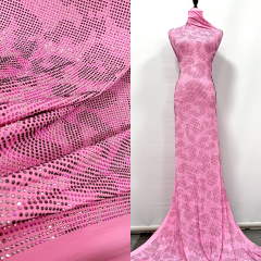 SS10 Leopard Pattern Mix Color Crystal Fabric Wholesale