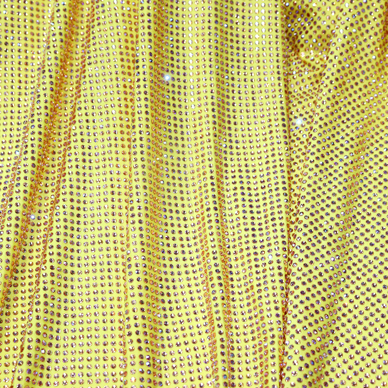 SS10 Champagne AB Crystal Fabric Exporter