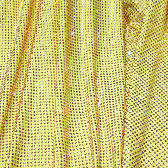 SS10 Champagne AB Crystal Fabric Exporter