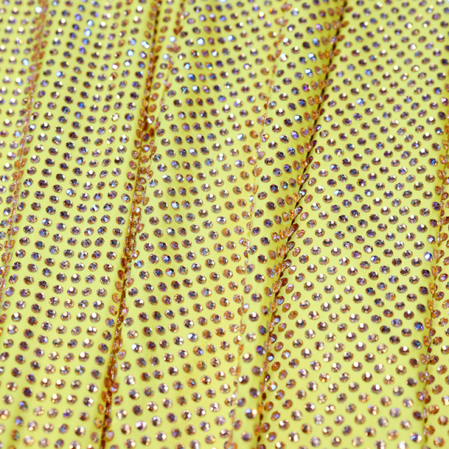 SS10 Champagne AB Crystal Fabric Exporter