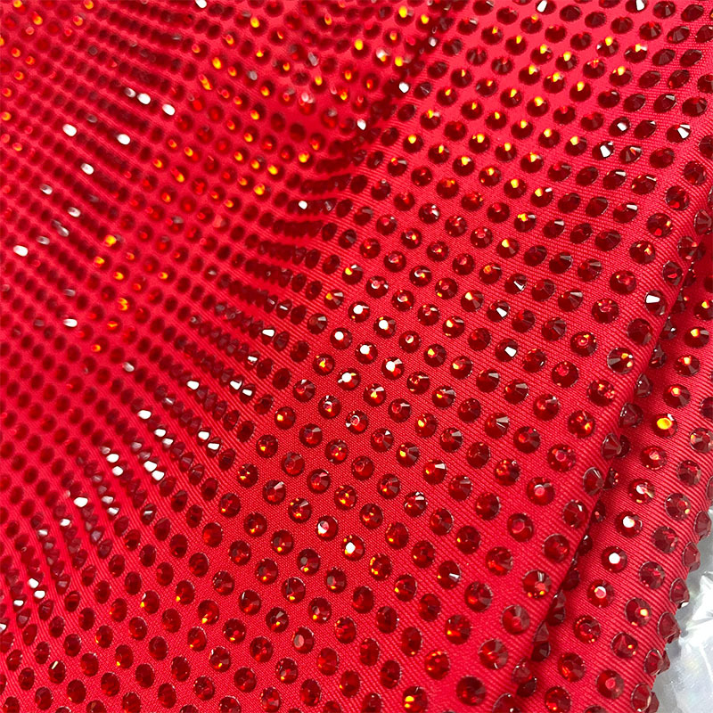 SS10 Red Crystal Fabric Exporter