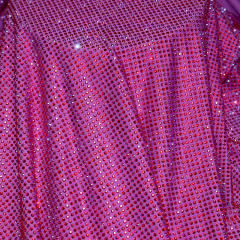 SS10 Red AB Color Crystal Fabric Supplier