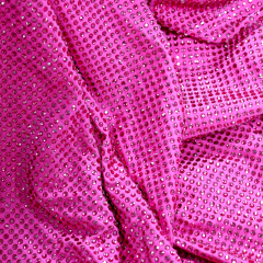 SS10 Rose Red Crystal Fabric Exporter