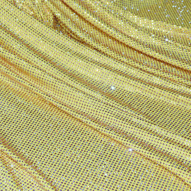 SS10 Champagne AB Crystal Fabric Exporter
